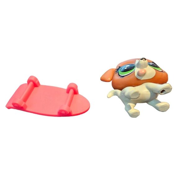 Littlest Pet Shop Buster Boodles German Pointer DogTales Cream Brown #82 LPS - Picture 3 of 8